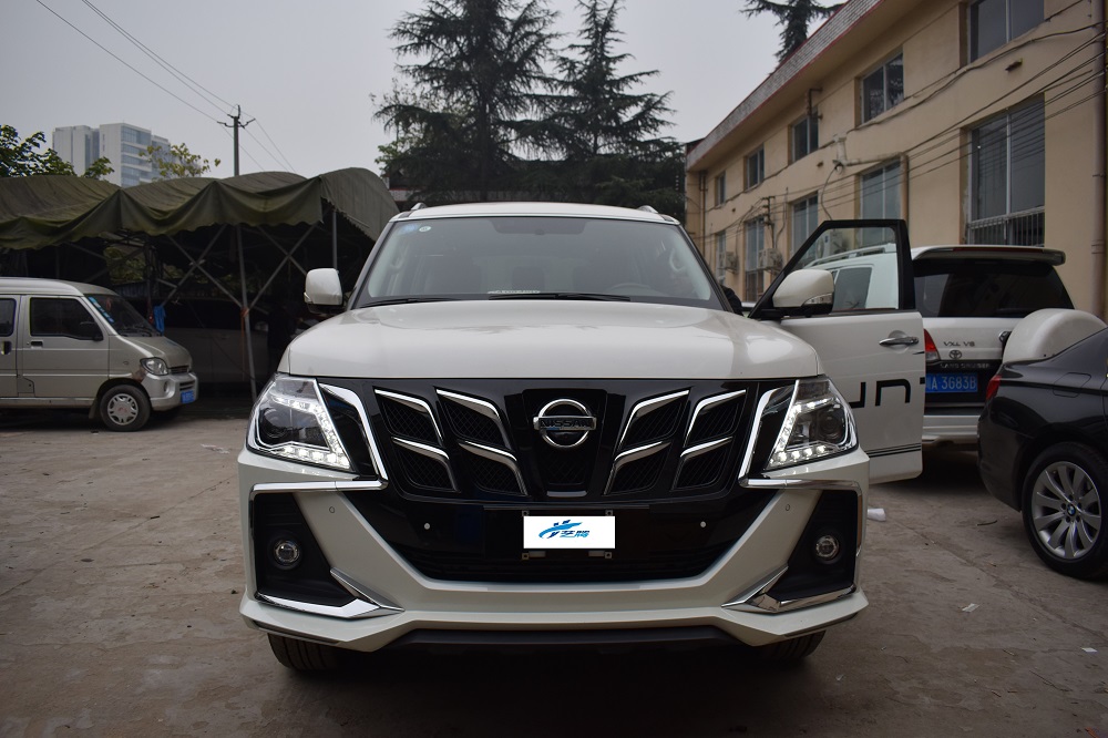 途乐改装银爵士包围创世纪导航内饰改色案例