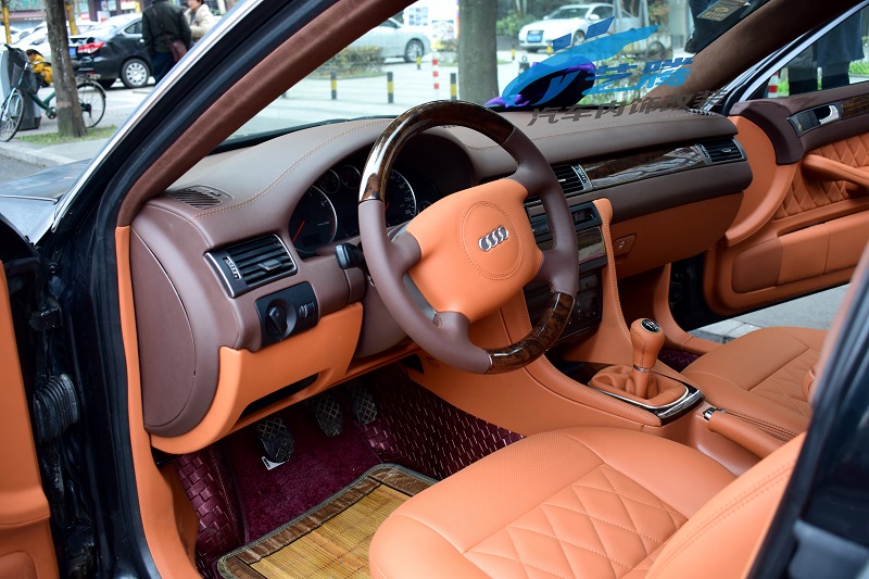 03年奥迪a6内饰翻新 - 成都艺腾汽车内饰个性定制改装